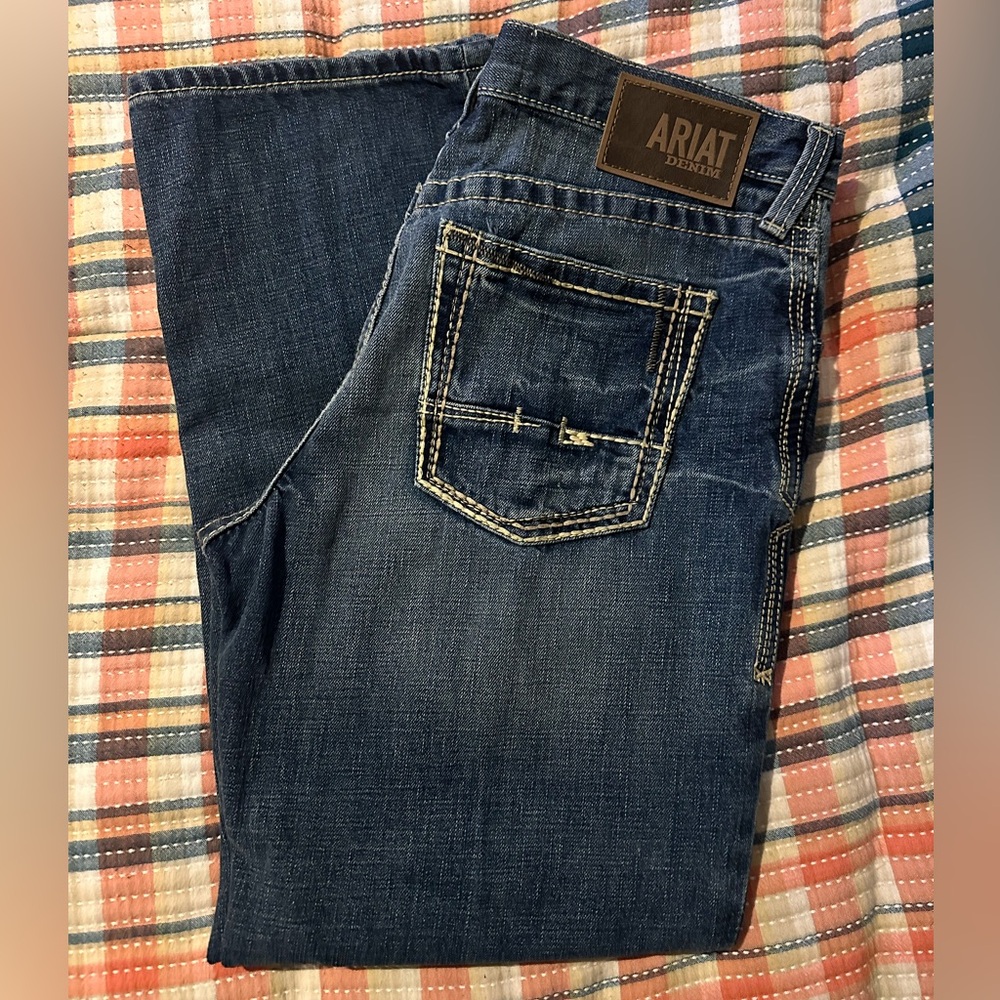 Ariat Men's Blue Denim Jeans